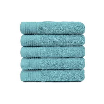 The One Handdoek Deluxe 50x100 550 gr Petrol (5 stuks)