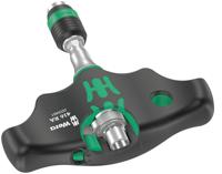 Wera 416 RA T-greep bithandhouder met ratelfunctie en Rapidaptor snelwisselfunctie, 1/4" x 45 mm - 05023461001