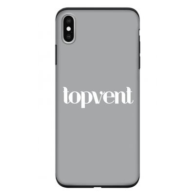 Topvent Grijs Wit: iPhone XS Max Tough Case