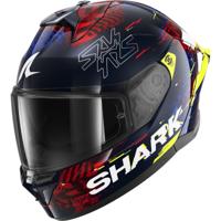 SHARK Skwal Cup Speed-Vib, Integraalhelm, Blauw-Rood-Geel BRY