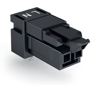 WAGO 890-802/011-000 Netstekker WINSTA MINI Bus, inbouw horizontaal Totaal aantal polen: 2 16 A Zwart 100 stuk(s)