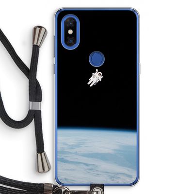 Alone in Space: Xiaomi Mi Mix 3 Transparant Hoesje met koord