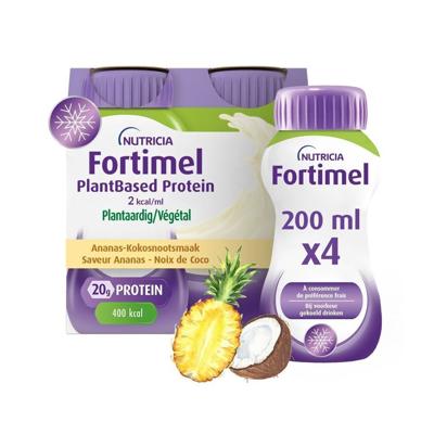 Fortimel Plantbased Protein 2kcal Ananas-kokosnoot 4x200ml