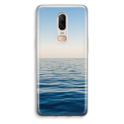 Water horizon: OnePlus 6 Transparant Hoesje