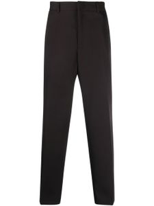 Jil Sander tapered-leg tailored trousers - Marron