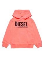 Diesel Kids hoodie Snuchood Over en coton - Rose