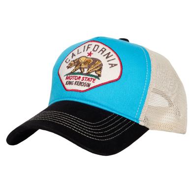 King Kerosin California Trucker Pet Zwart & Blauw
