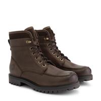 Travelin&apos; Men - lace-up boot casual - Donkerbruin - Maat 44