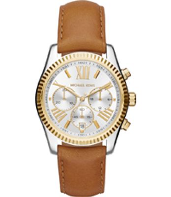 Horlogeband Michael Kors MK2420 Leder Bruin 20mm