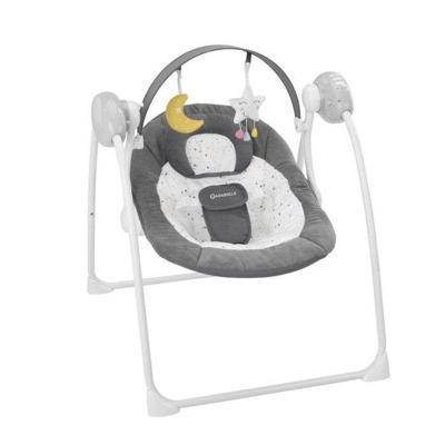 Badabulle Elektrische Comfortschommel - Opvouwbaar - Ultra Compact - Afneembare speelboog, Moonlight