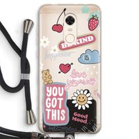 Positivity: Xiaomi Redmi 5 Transparant Hoesje met koord