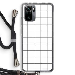 Rooster: Xiaomi Redmi Note 10 Pro Transparant Hoesje met koord
