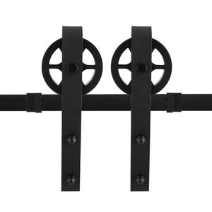 Schuifdeursysteem Teho zwart 150 cm