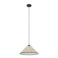 EGLO Oxpark Hanglamp - E27 - Ø 42 cm - Zwart|Wit|Groen - Bamboe