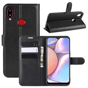 Samsung Galaxy A10s Wallet Case met Magnetische Sluiting - Zwart