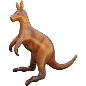 Opblaas kangoeroe dieren 102 cm realistische print   -