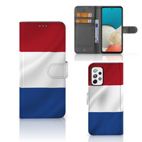 Samsung Galaxy A73 5G Bookstyle Case Nederlandse Vlag