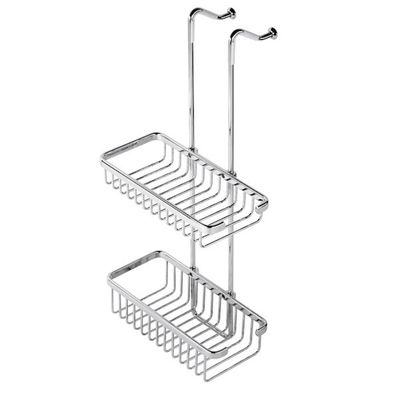 Geesa Basket Doucherek hangend dubbel 26.5cm Chroom 91253