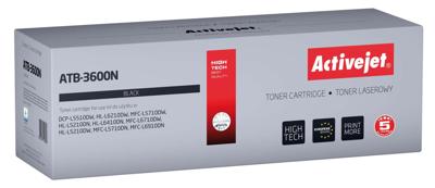 Activejet ATB-3600N toner voor Brother printers; Vervanging Brother TN3600; Supreme; 3000 pagina's; zwart)