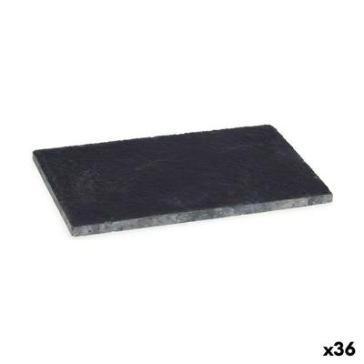 Snackdienblad Kinvara SJ1510 SJ1510 Zwart 10 x 0,5 x 15 cm 15 x 0,5 x 10 cm (36 Stuks)