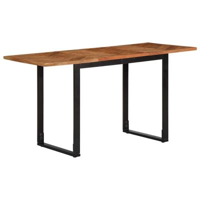 Eettafel 140x70x75 cm massief acaciahout