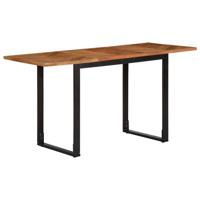 Eettafel 140x70x75 cm massief acaciahout