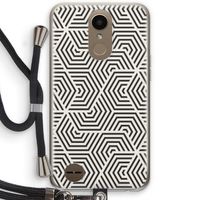 Magic pattern: LG K10 (2017) Transparant Hoesje met koord