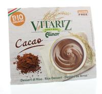 Vitariz Rice dessert chocolade 4x 100 gram bio 400 Gram