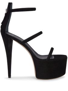 Giuseppe Zanotti sandales GZ-Aida 150 mm en daim - Noir