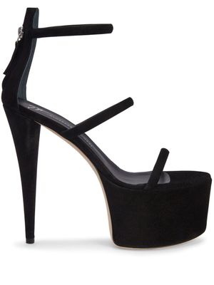 Giuseppe Zanotti sandales GZ Aida 150 mm à plateforme - Noir