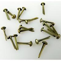 Nellie's Choice • floral brads 3mm (40stuks/pkg) old gold