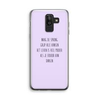 Sprong: Samsung Galaxy J8 (2018) Transparant Hoesje Sprong: Samsung Galaxy J8 (2018) Transparant Hoesje