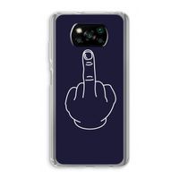 F**k U: Xiaomi Poco X3 Pro Transparant Hoesje