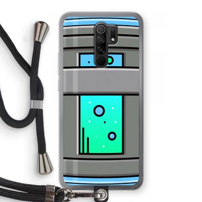 Chug Bottle: Xiaomi Redmi 9 Transparant Hoesje met koord