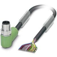 Phoenix Contact 1555318 Sensor/actuator connector, geassembleerd M12 Aantal polen (sensoren): 17 Stekker, haaks 3.00 m 1 stuk(s) Phoenix Contact 1555318 Sensor/actuator connector, geassembleerd M12 Aantal polen (sensoren): 17 Stekker, haaks 3.00 m 1 stuk(s)