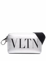 Valentino Garavani sac porté épaule à logo imprimé VLTN - Argent - thumbnail