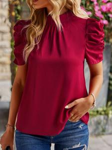 Loose Casual Plain Shirt