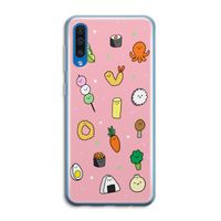 Happy bento friends: Samsung Galaxy A50 Transparant Hoesje