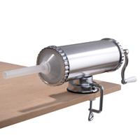 2,5kg Worstvuller Handbediend Worstmachine van Aluminiumlegering Worstvulmachine Zilver Worstpers met Tafelklem Worstspuit