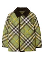 Burberry Kids veste matelassée à motif Vintage Check - Vert - thumbnail