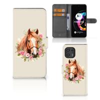 Telefoonhoesje | Met pasjeshouder | voor Motorola Edge 20 Lite Paard