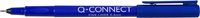 Q-CONNECT fineliner, 0,4 mm, blauw Q-CONNECT fineliner, 0,4 mm, blauw