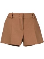 Ermanno Scervino short en maille à taille basse - Marron