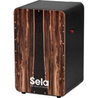 Sela SE 107 CaSela Black Pro Dark Nut cajon met switch - thumbnail