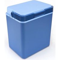 Grote koelbox donkerblauw 32 liter 40 x 30 x 45 cm   - - thumbnail