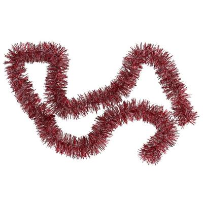 Kerstslingers?- rood met sneeuw - 180 x 7 cm - kerstboom versiering/guirlandes Kerstslingers?- rood met sneeuw - 180 x 7 cm - kerstboom versiering/guirlandes