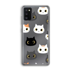 Katten: Samsung Galaxy A41 Transparant Hoesje