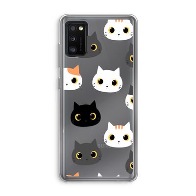 Katten: Samsung Galaxy A41 Transparant Hoesje
