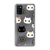 Katten: Samsung Galaxy A41 Transparant Hoesje