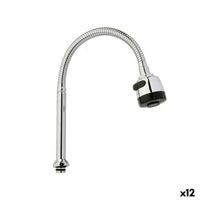 Kitchen Tap Kinvara 179 179 Zwart Zilverkleurig Rubber Metaal Plastic Uitschuifbaar Multifunctioneel (12 Stuks)